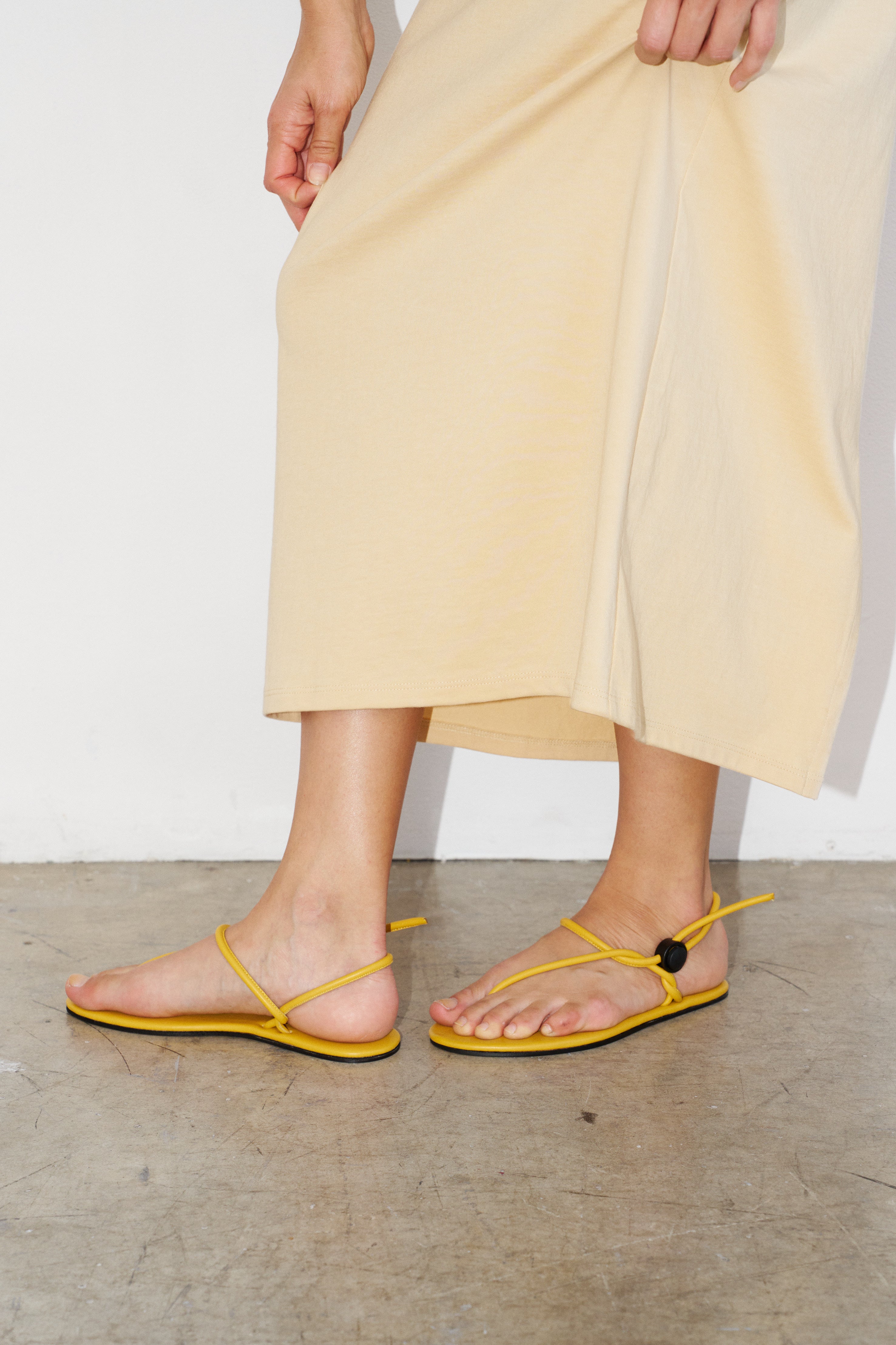 The Column Skirt in Butter