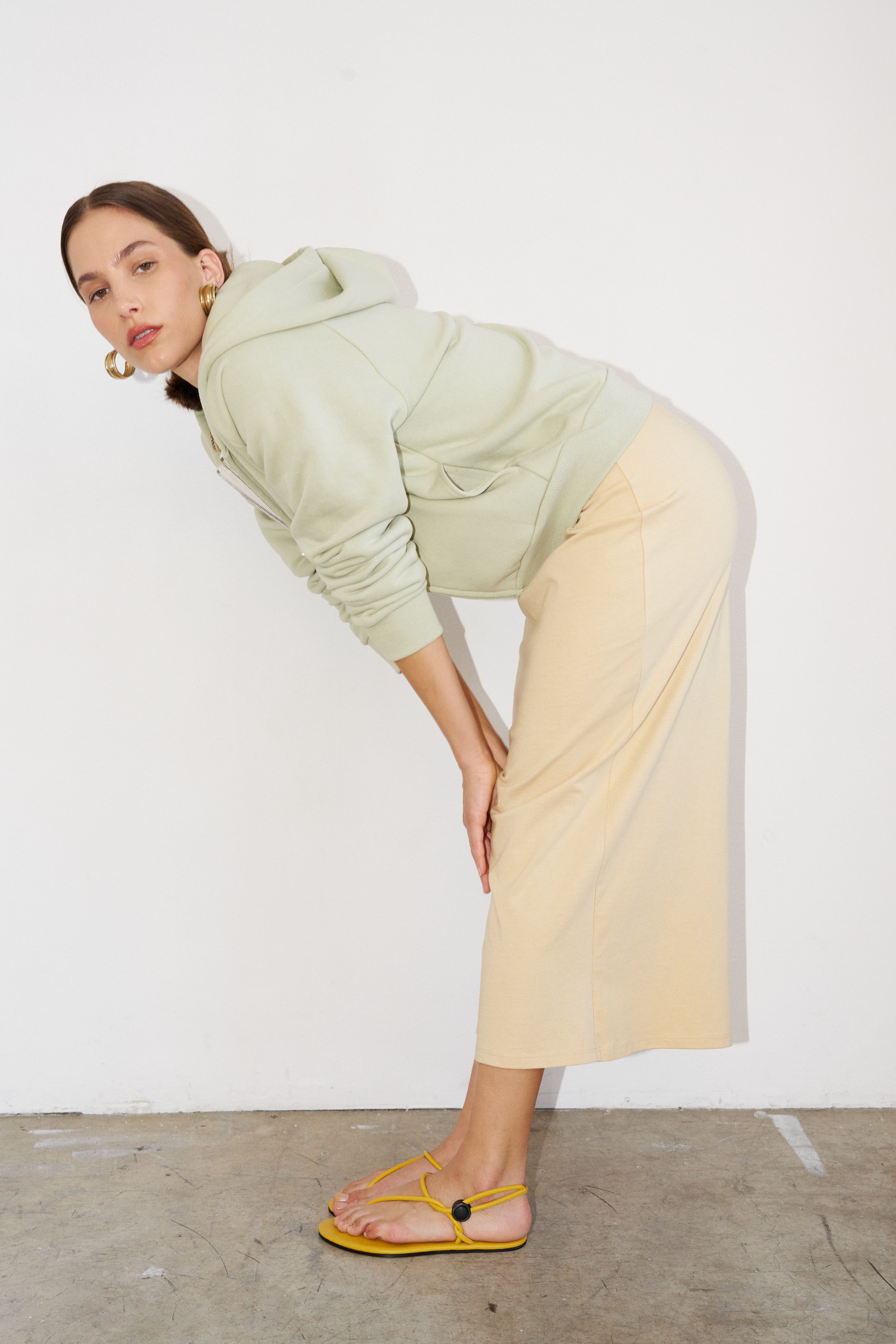 The Column Skirt in Butter