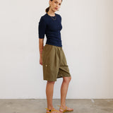 The Rib Elbow Crew in Navy