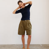 The Rib Elbow Crew in Navy