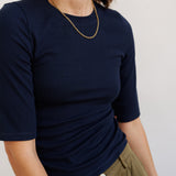The Rib Elbow Crew in Navy