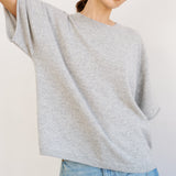 The Cashmere Tee in Oxford