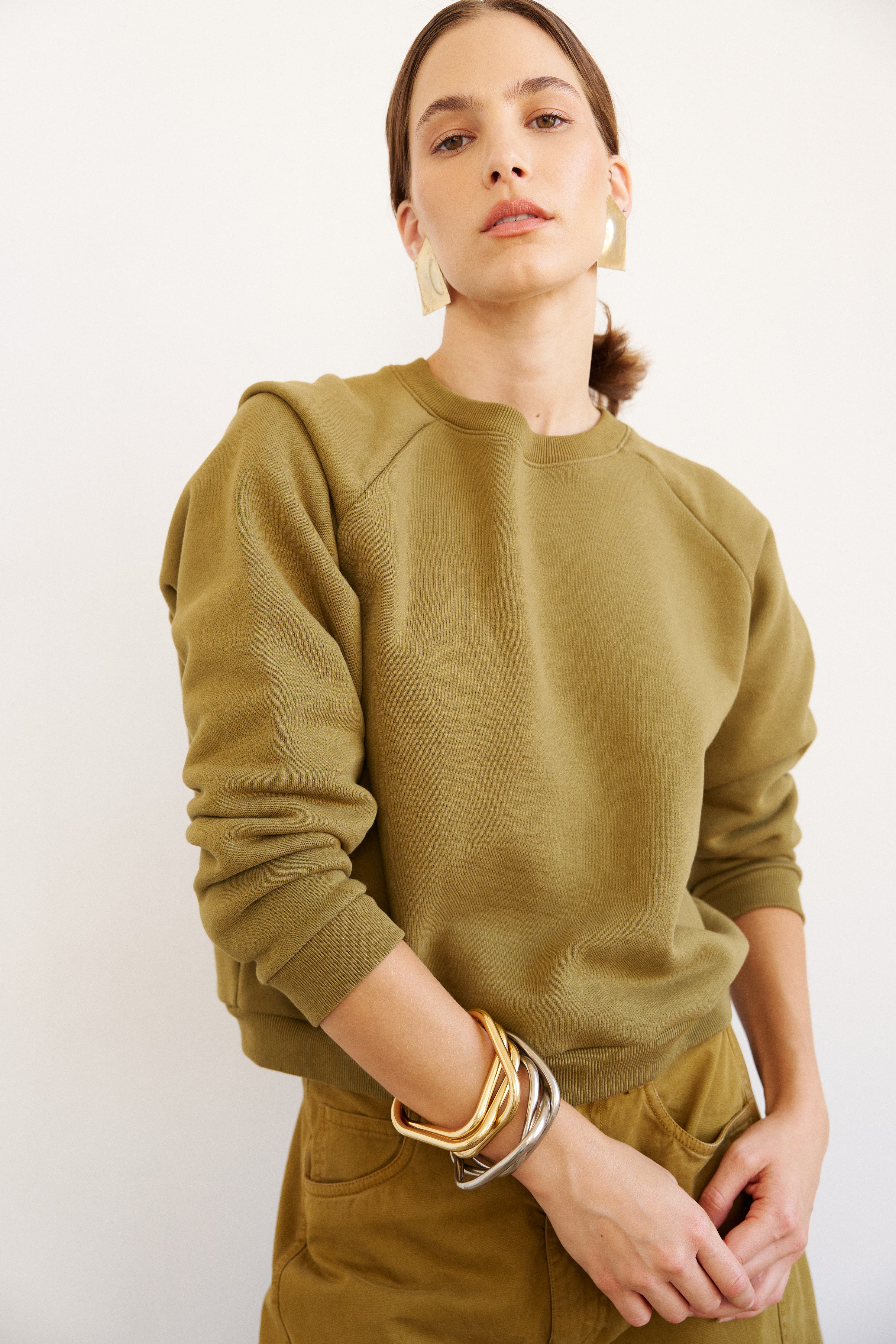 The Daily Sweatshirt in Avo