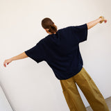 The Cashmere Tee in Navy