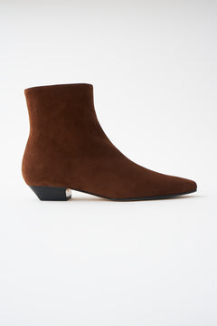 The Lennon Boot in Chocolate Suede