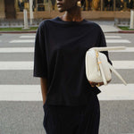 The East West Bag in White