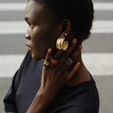 The Vera Hoop Earring in Gold