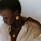 The Vera Hoop Earring in Gold