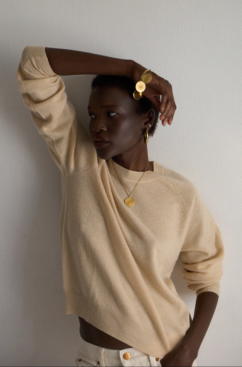 The Chaos Sunburst Necklace in Gold