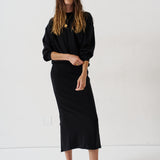 The Dolman Dress in Black