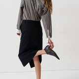 The Stretch Low Boot in Black