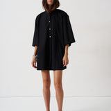 The Caftan Mini Dress in Black