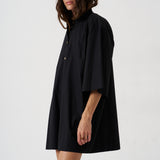 The Caftan Mini Dress in Black
