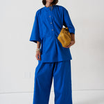 The Lotus Pant in Royal Blue
