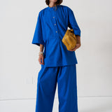 The Lotus Pant in Royal Blue