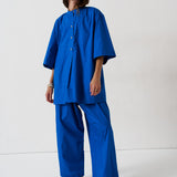 The Lotus Pant in Royal Blue