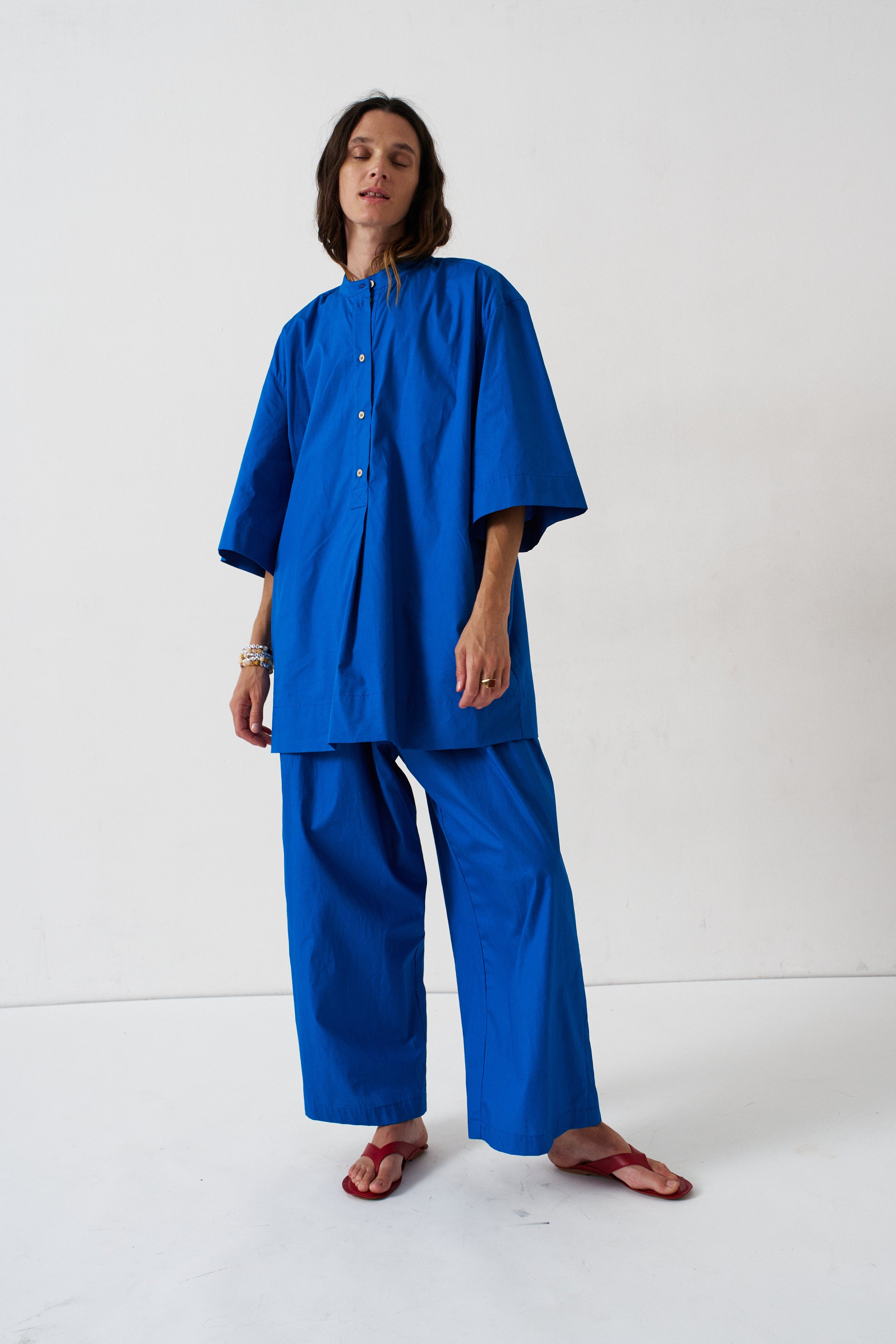 The Lotus Pant in Royal Blue