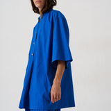 The Caftan Mini Dress in Royal Blue
