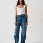The Fan Jean in Borrego Indigo