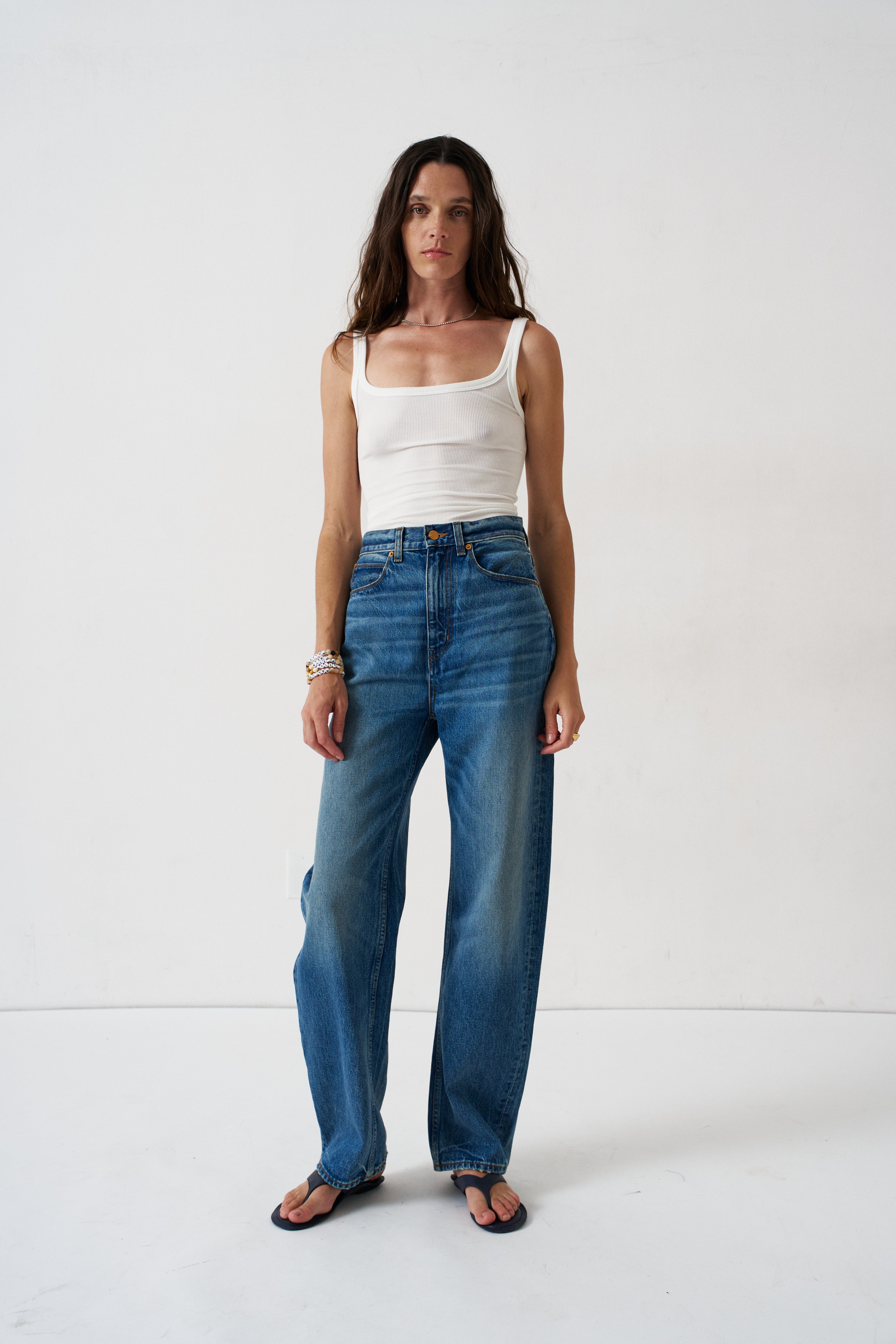 The Fan Jean in Borrego Indigo