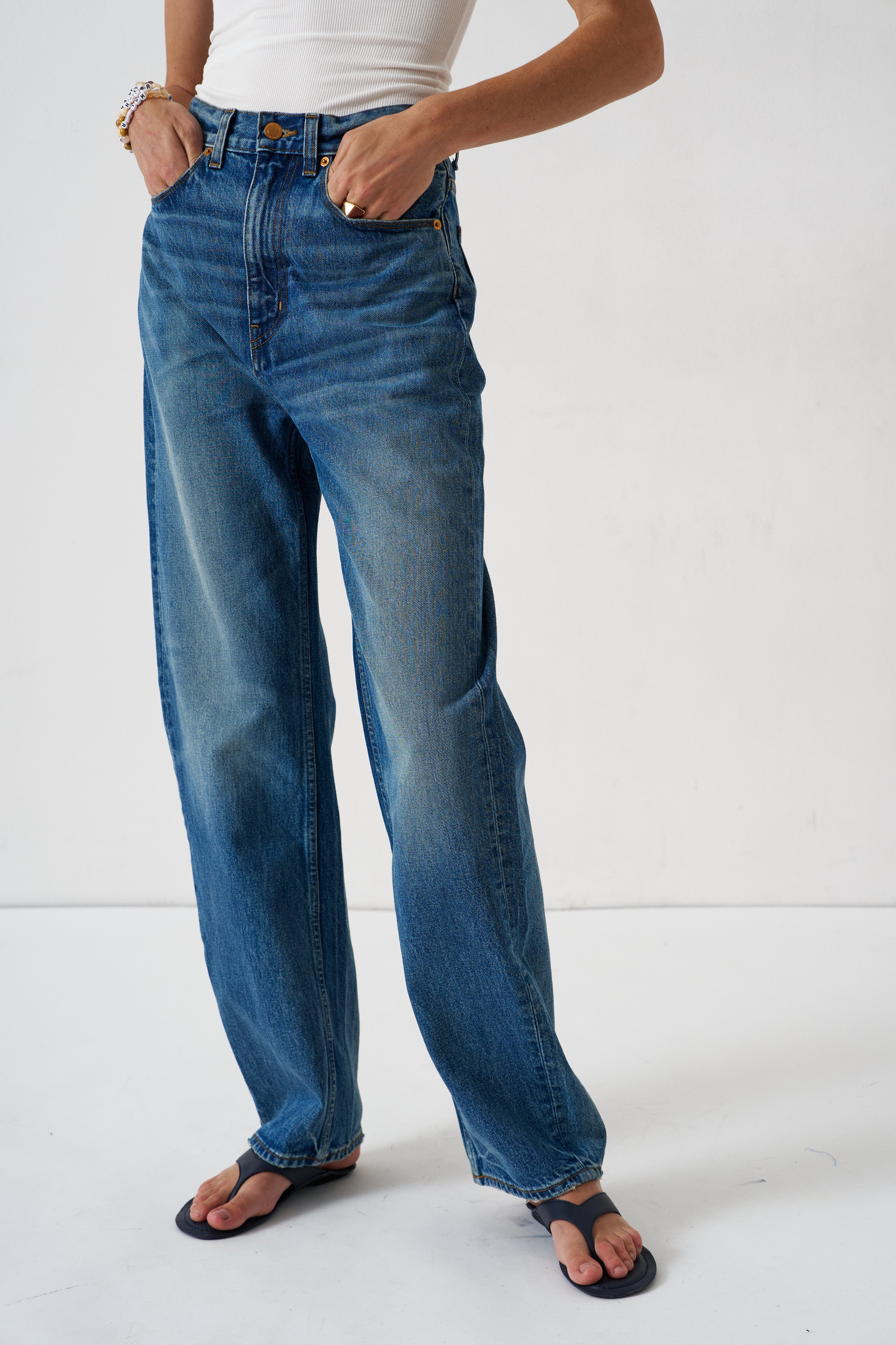 The Fan Jean in Borrego Indigo