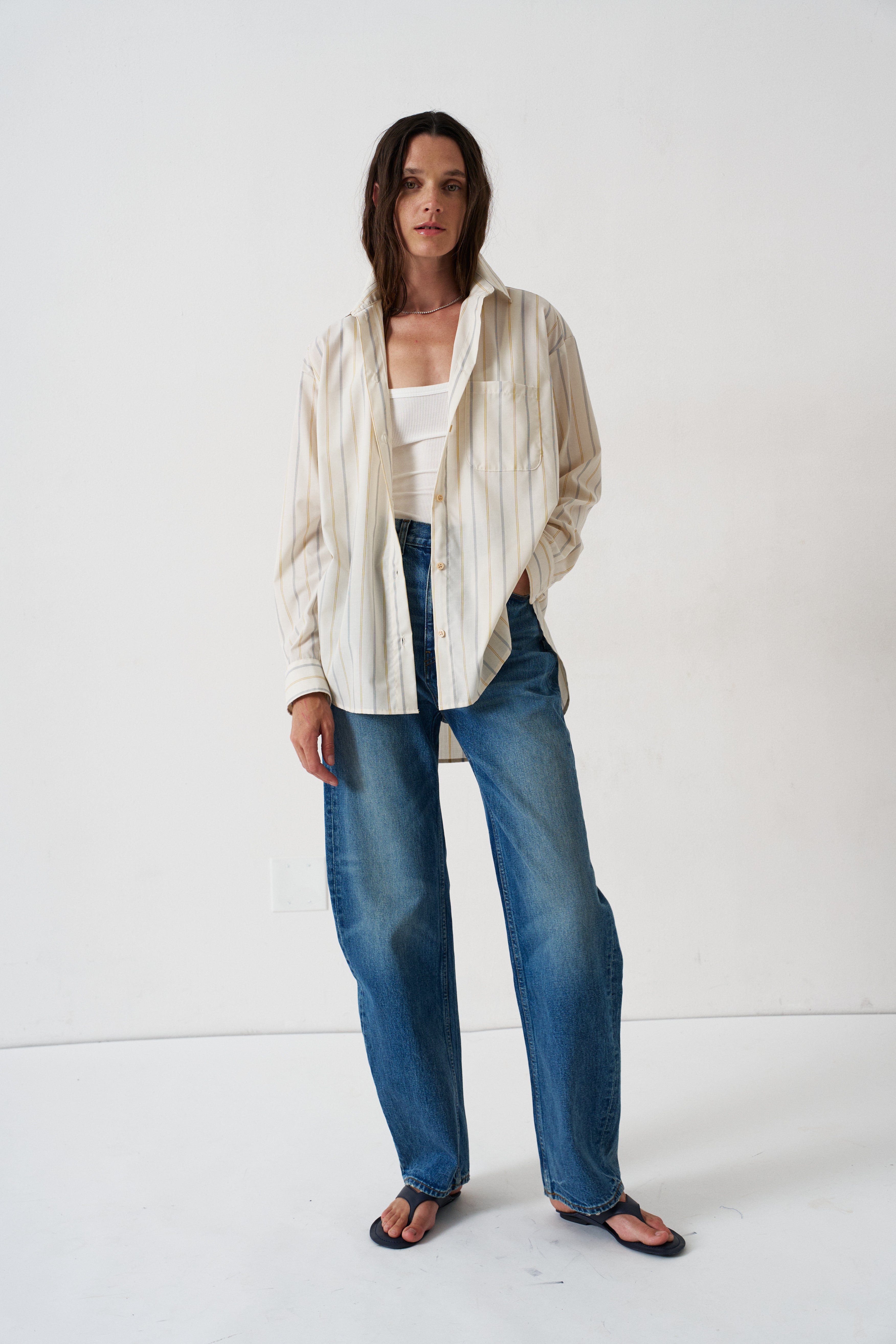 The Fan Jean in Borrego Indigo
