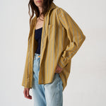 The Essential Shirt in Golden Stripe