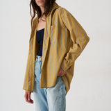 The Essential Shirt in Golden Stripe