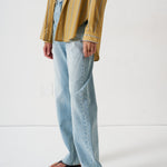 The Essential Shirt in Golden Stripe