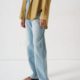 The Essential Shirt in Golden Stripe