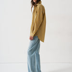 The Essential Shirt in Golden Stripe