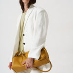 The Linen Oversized Blazer in White