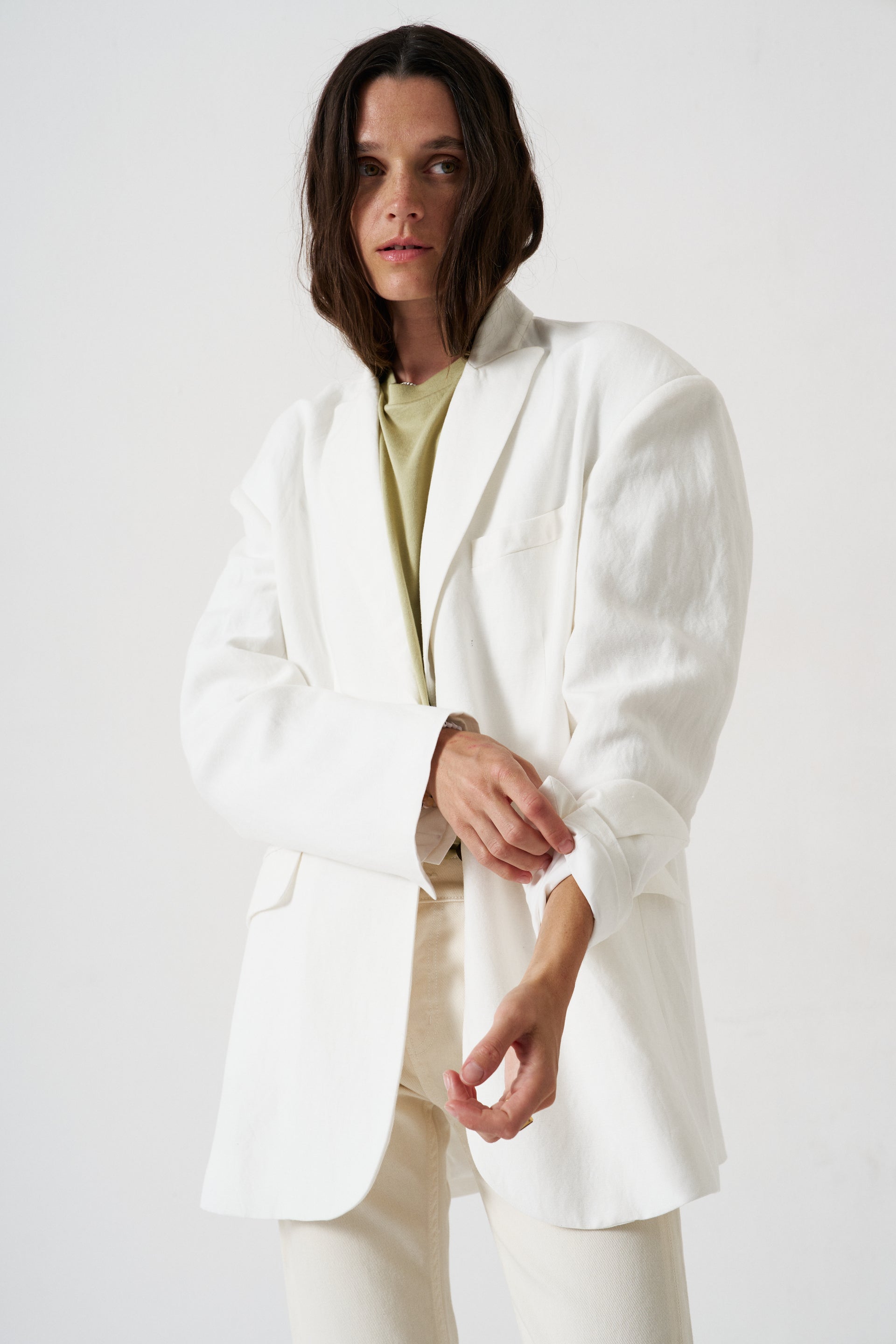 Linen Oversized Blazer