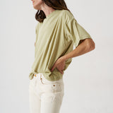 The Draped Tee in Pistachio