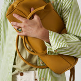 The Weekend Shirt in Lime Stripe