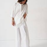 The Lotus Pant in White