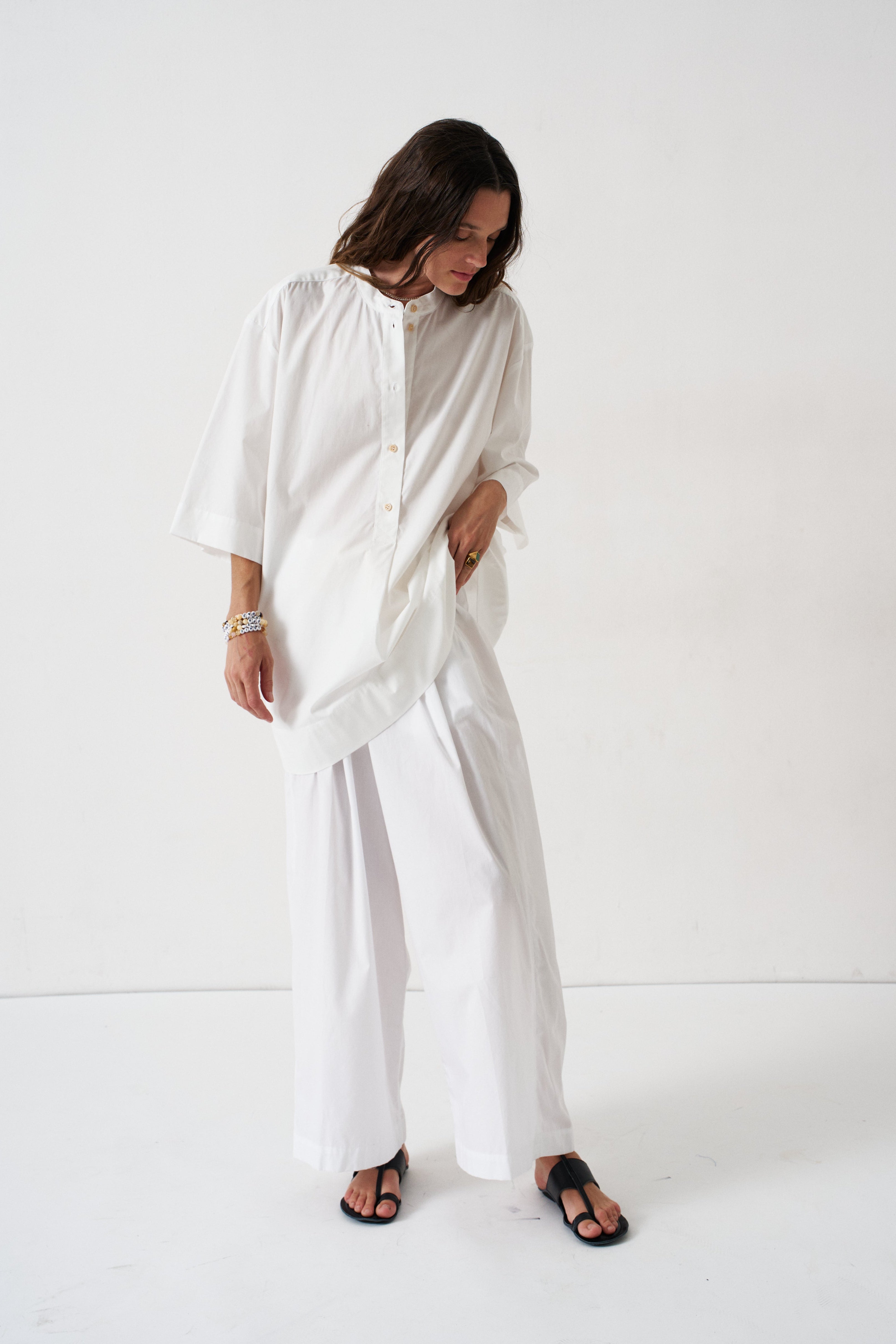 The Lotus Pant in White