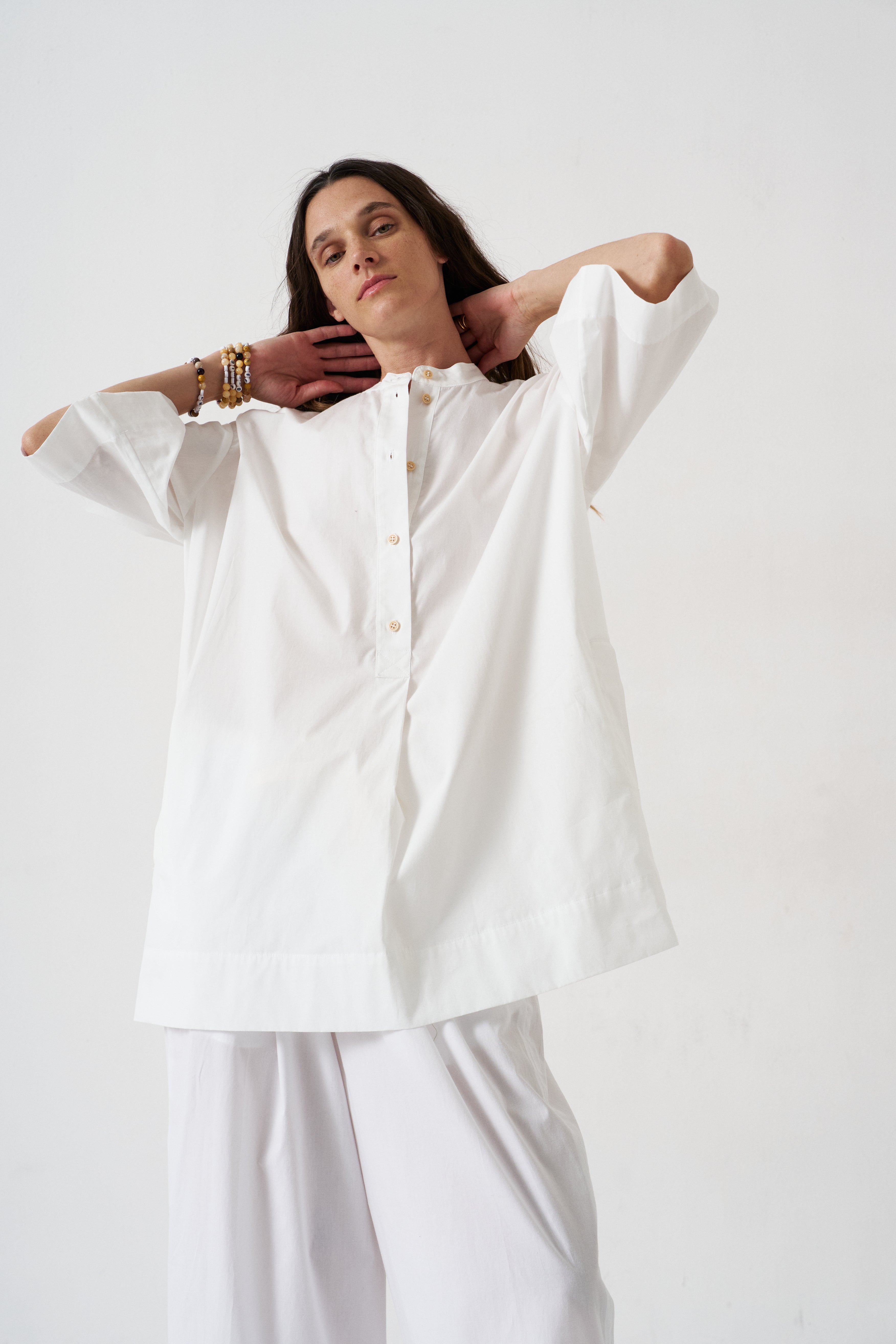 The Lotus Pant in White