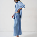 The Midi Swing Skirt in Avo