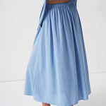 The Midi Swing Skirt in Avo