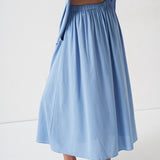 The Midi Swing Skirt in Avo