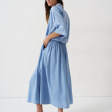 The Midi Swing Skirt in Avo