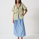 The Safari Shirt in Pistachio
