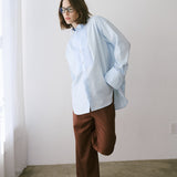 The Tuck Shirt in Baby Blue