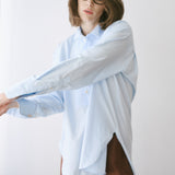 The Tuck Shirt in Baby Blue