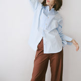 The Tuck Shirt in Baby Blue