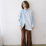 The Tuck Shirt in Baby Blue