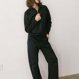 The Track Snap Pant in Deep Navy