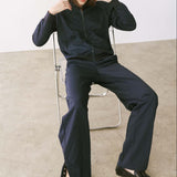 The Track Snap Pant in Deep Navy