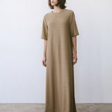 The Goddess Dress in Gold Lame